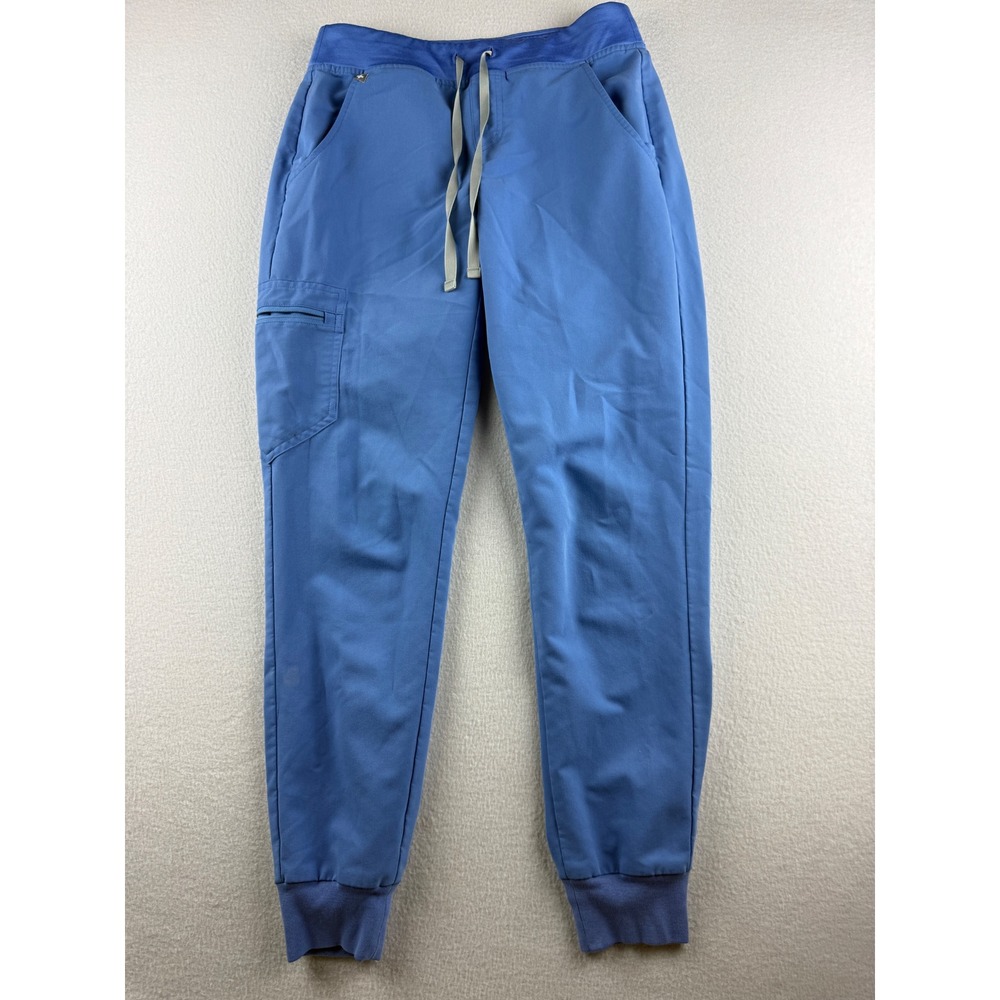 FIGS Zamora Jogger Scrub Pants Blue Technical Collection XS W18SW2005 Womens